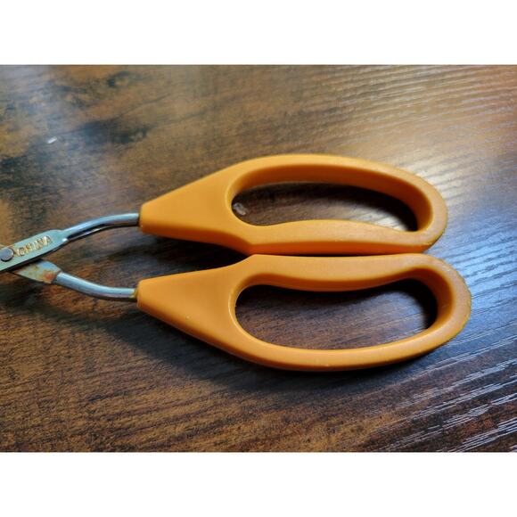 Vintage Yellow Plastic Handle 10" Stainless Steel Tongs - Made in China - Picture 2 of 8